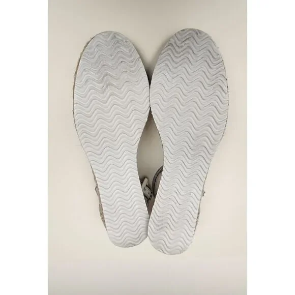 NORDSTROM Signature Women Sandals Espadrille Flat Blue/White Stripe US Size 9.5 - Picture 6 of 9